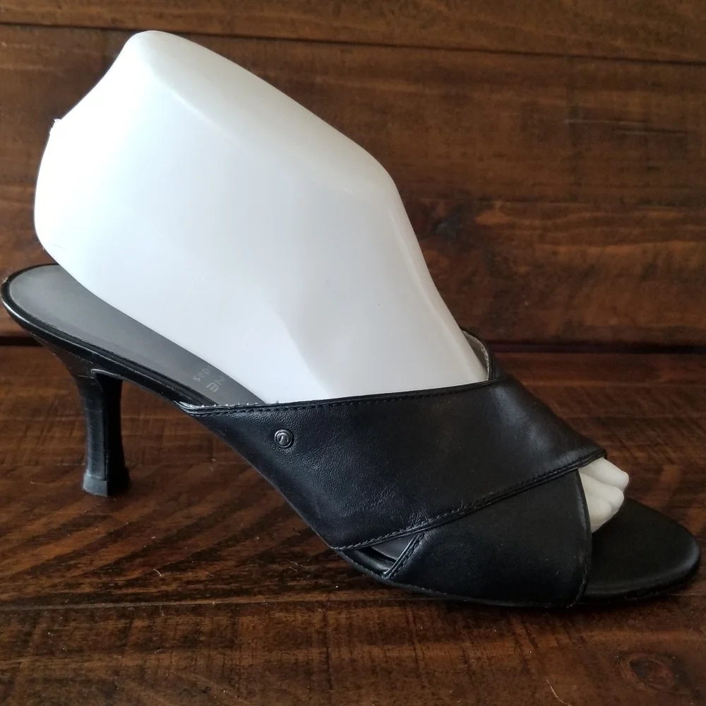 Rockport Adiprene by Adidas Black Heels‎ 8 Leather